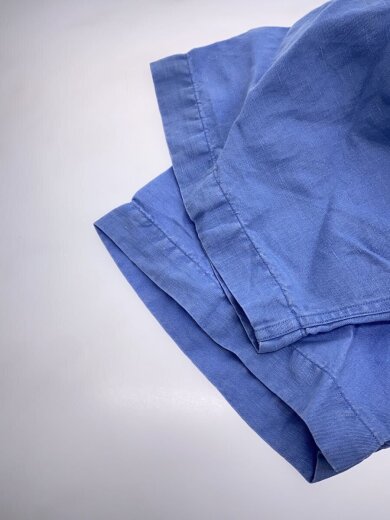 商品画像：シルクリネン/CALDWEL/ポニー無し/半袖シャツ/XL/リネン/BLU/無地// 4