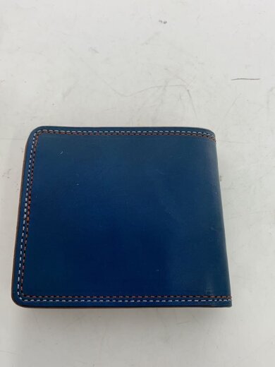 商品画像：2つ折り財布/レザー/BLU/メンズ 2