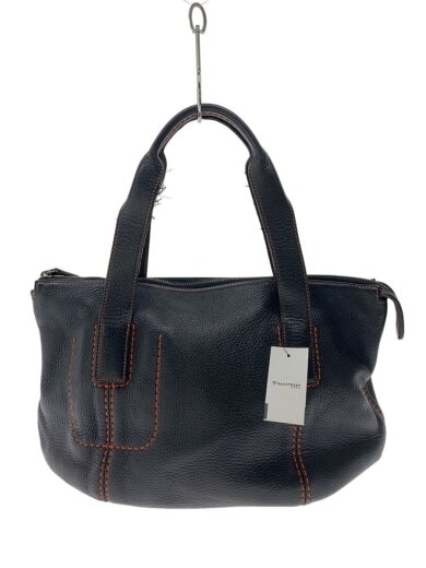 商品画像：ハンドバッグ/レザー/BLK/無地 1