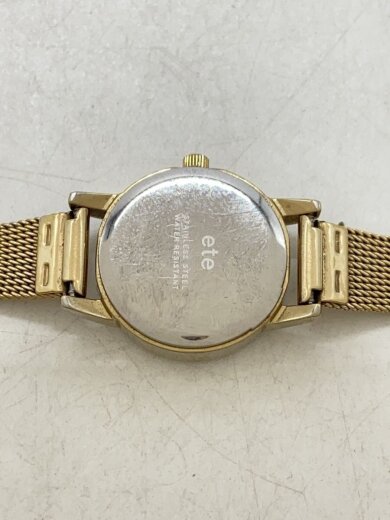 商品画像：ソーラー腕時計/アナログ/GLD 3