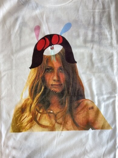 商品画像：Tシャツ/S/コットン/WHT/プリント/02182CT41 6