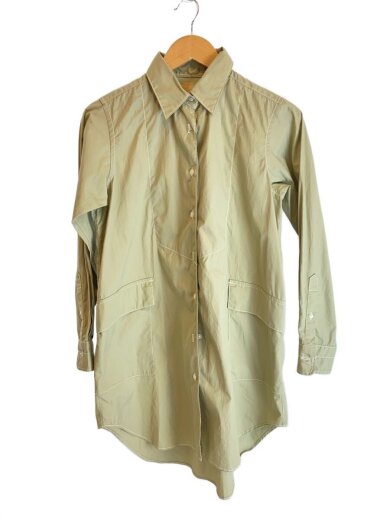 商品画像：シャツワンピース/6/コットン/KHK/8042-08-10002 1