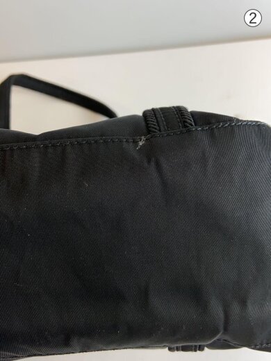 商品画像：ショルダーバッグ/ナイロン/BLK 8