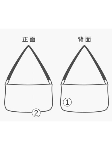 商品画像：ショルダーバッグ/ナイロン/BLK 9