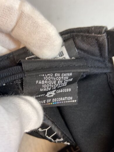 商品画像：キャップ/FREE/コットン/BLK/メンズ/45659-02 6