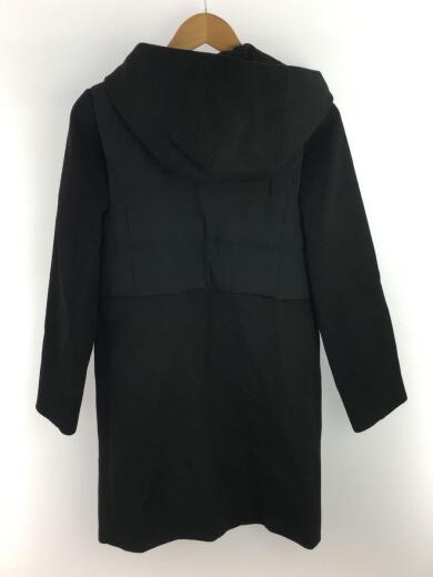 画像：BLENHEIMコート/38/ポリエステル/BLK/無地/ドッキング/U221-002/着用感有2