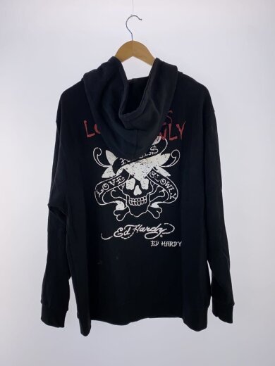 商品画像：ジップパーカー/L/コットン/BLK/42251502 2