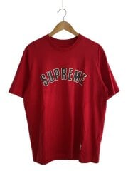 18AW/Printed Arc S/S Top/Tシャツ/L/コットン/RED
