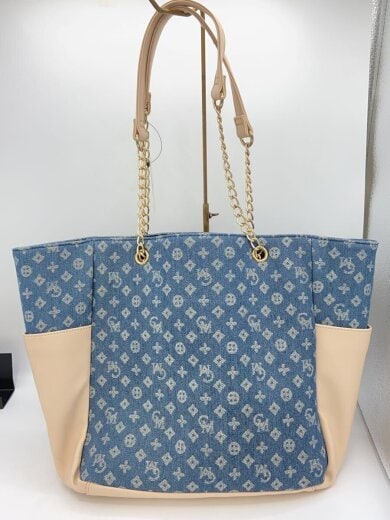 商品画像：トートバッグ/デニム/NVY/総柄/8100-0224 3