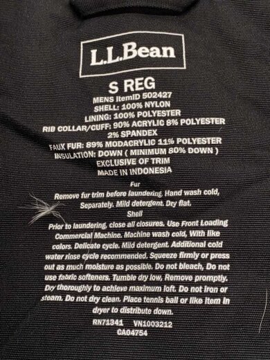 商品画像：ファー欠品/Maine Mountain Parka/コート/S/ポリエステル/BLK// 3
