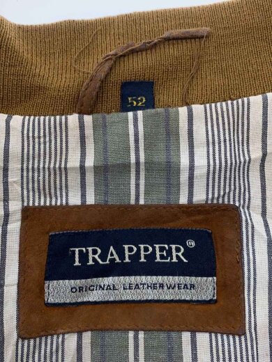 商品画像：TRAPPER/レザージャケット・ブルゾン/52/スウェード/BRW 3
