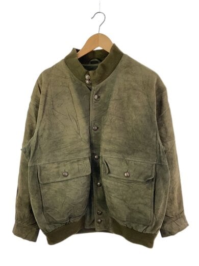 商品画像：RASCHER/レザージャケット・ブルゾン/25/スウェード/KHK 1