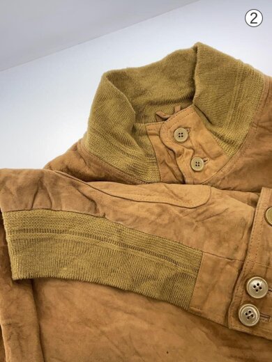 商品画像：conbipel/レザージャケット・ブルゾン/54/スウェード/BRW 7