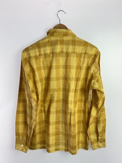 商品画像：60-70s/開襟/Pennys/シミ汚れ有/長袖シャツ/M/--/YLW 2