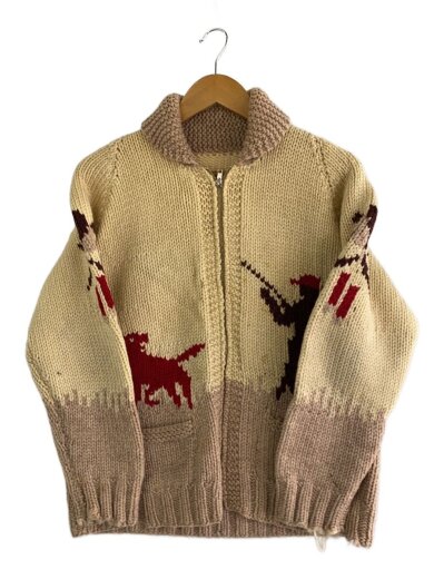 商品画像：カウチンニット/50～60s/FLASHジップ/USA製//ウール/BEG// 1