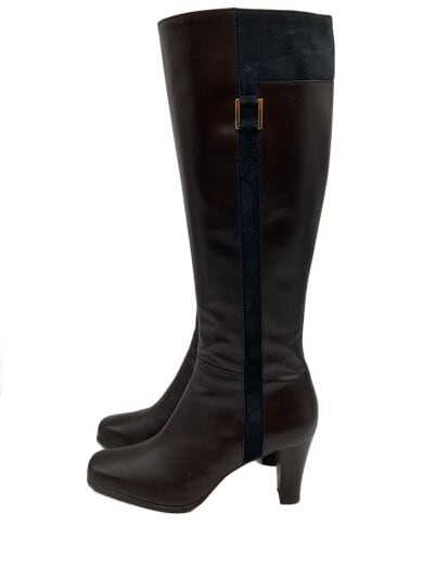 商品画像：ロングブーツ/24.5cm/BRW/F67D 1