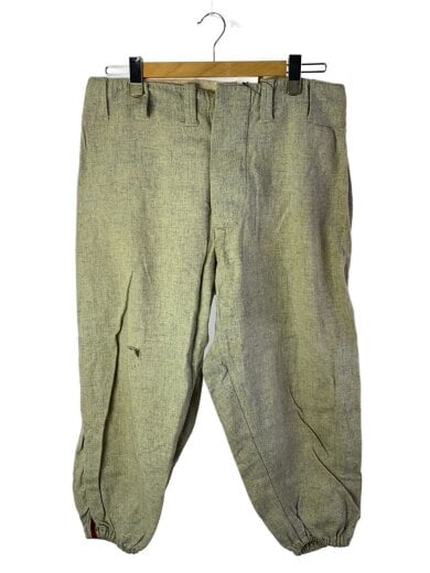 商品画像：30s/ベースボールパンツ/猫目ボタン/ダメージ有/ボトム/36/ウール/GRY 1