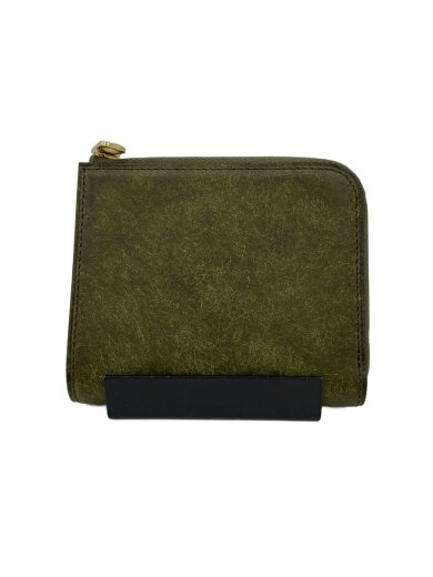 商品画像：2つ折り財布/レザー/KHK/メンズ 1