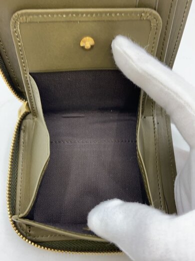 商品画像：2つ折り財布/レザー/KHK/メンズ 5