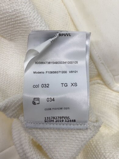 商品画像：スウェット/XS/コットン/WHT/F10938G71200// 4