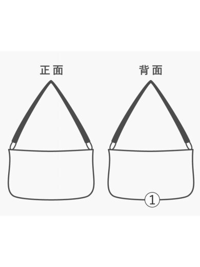 商品画像：ショルダーバッグ/--/BLK/無地/938502// 8