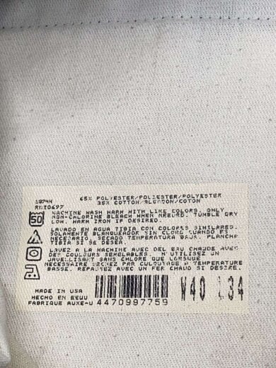 商品画像：90s/USA製/TALONジップ/タバコ臭有/ボトム/--/コットン/BLK/無地// 5