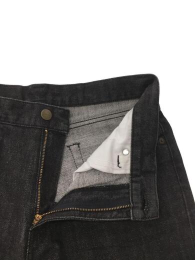 画像：WRANGLER先染めブラックデニム_ブーツカットパンツ/32/コットン/BLK/無地3