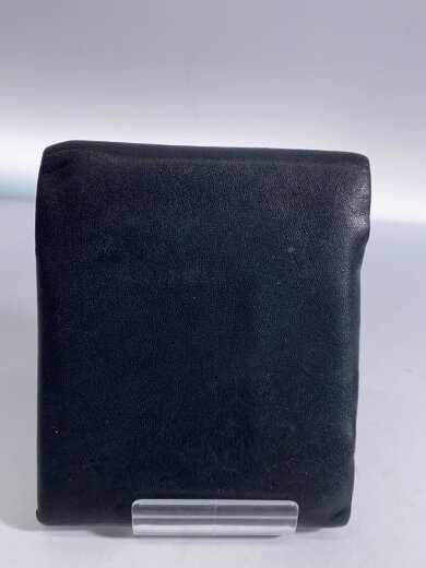 商品画像：3つ折り財布/レザー/BLK/メンズ 2
