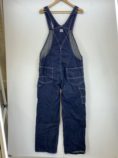 商品画像：オーバーオール/L/コットン/IDG/無地/LS0084 2