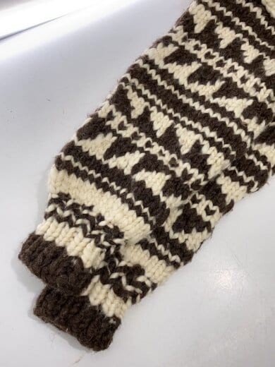 商品画像：INTRACAN ENTERPRISES/カーディガン(厚手)/--/ウール/BRW/総柄 5