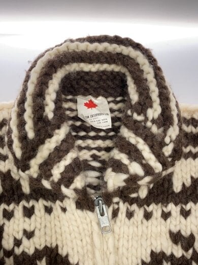 商品画像：INTRACAN ENTERPRISES/カーディガン(厚手)/--/ウール/BRW/総柄 7