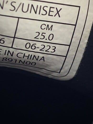 商品画像：ハイカットスニーカー/25cm/BLK/NF52346 5