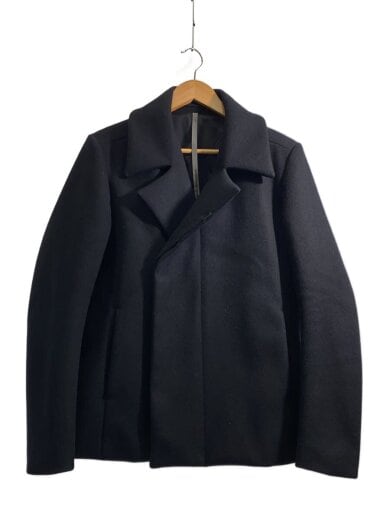 商品画像：ピーコート/2/ウール/BLK/無地/KC52-072 1