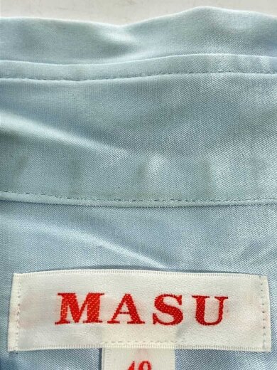 商品画像：長袖シャツ/48/レーヨン/BLU/無地/MASS-SH0624 3
