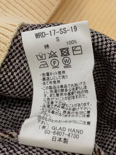 商品画像：ニット・セーター(薄手)/S/コットン/BEG/WRD-17-SS-19// 4