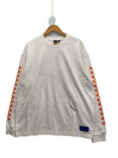 商品画像：長袖Tシャツ/L/コットン/WHT/DMF231022-VWH-L// 1