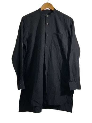 商品画像：長袖シャツ/1/コットン/BLK/無地/K01-02005// 1