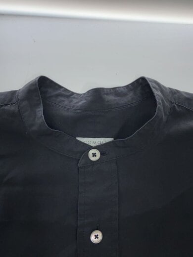 商品画像：長袖シャツ/1/コットン/BLK/無地/K01-02005// 8