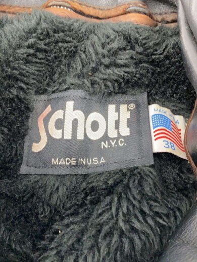 商品画像：シングルライダースジャケット/38/レザー/BLK 3