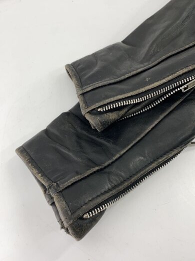 商品画像：シングルライダースジャケット/38/レザー/BLK 5