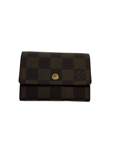 商品画像：ポルト・モネ・プラ_ダミエ・エベヌ/PVC/BRW/メンズ 1