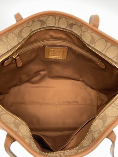 商品画像：トートバッグ_シグネチャー/PVC/BRW/総柄 6