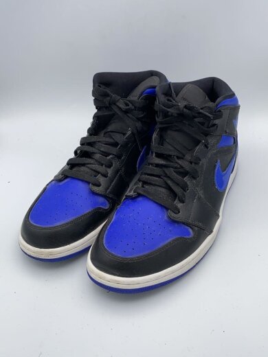 商品画像：AIR JORDAN 1 MID/エアジョーダン 1 ミッド/ブラック/554724-068/29cm/BLU 2