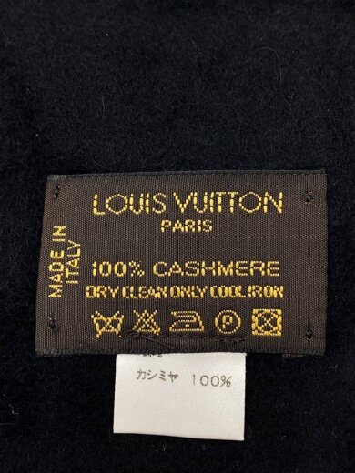 商品画像：LVロゴ/マフラー/カシミア/BLK/メンズ 2