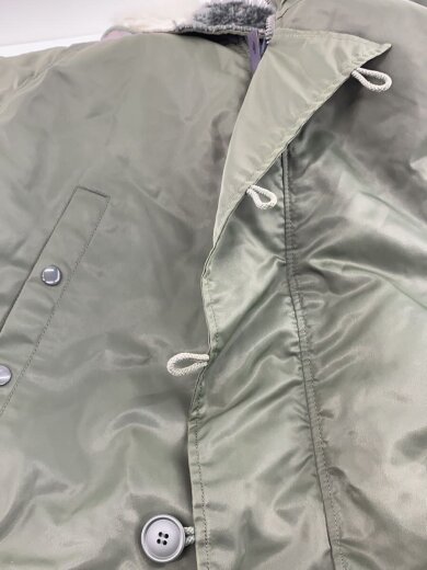 商品画像：ミリタリージャケット/M/ナイロン/GRN 6