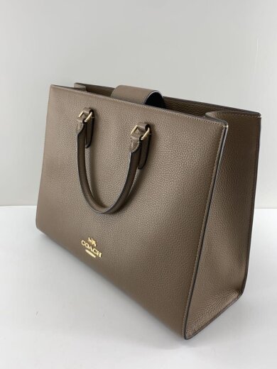 商品画像：トートバッグ/レザー/BRW/無地/CY666 2