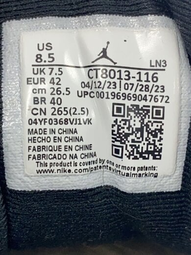 商品画像：ハイカットスニーカー_CT8013-116/26.5cm/WHT 5