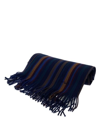 商品画像：マフラー/ウール/NVY/無地/メンズ/PF-3B-76842 1