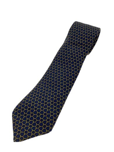 商品画像：ネクタイ/シルク/BLU/総柄/メンズ/7052TA// 1