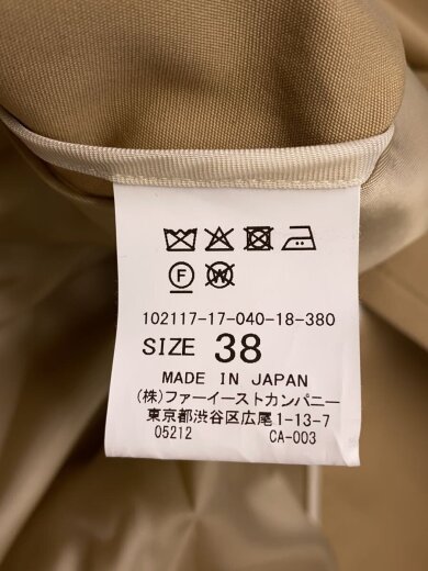 商品画像：トレンチコート/38/コットン/BEG/102117-17-040-18-380 4